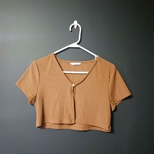 Romwe brown top